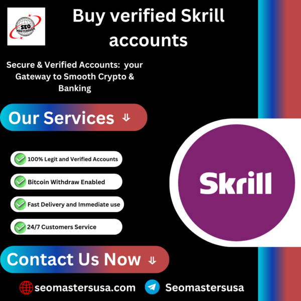 Buy verified Skrill accounts